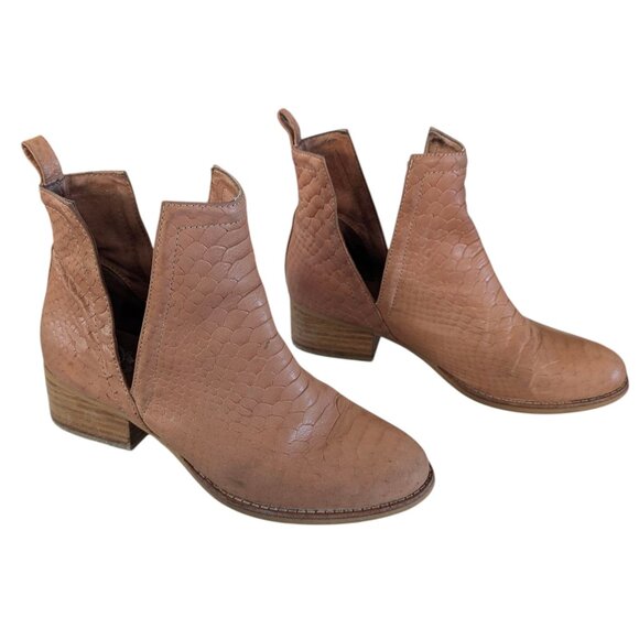 Jeffrey Campbell - ORILEY - Leather Low Rise Boots/Booties - Size 6.5 - Picture 2 of 12